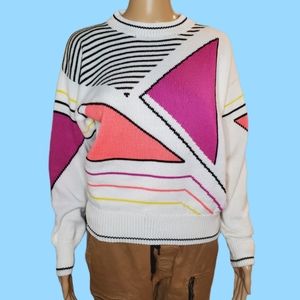 Vtg Head Sports Wear Cotton Blend Abstract…
